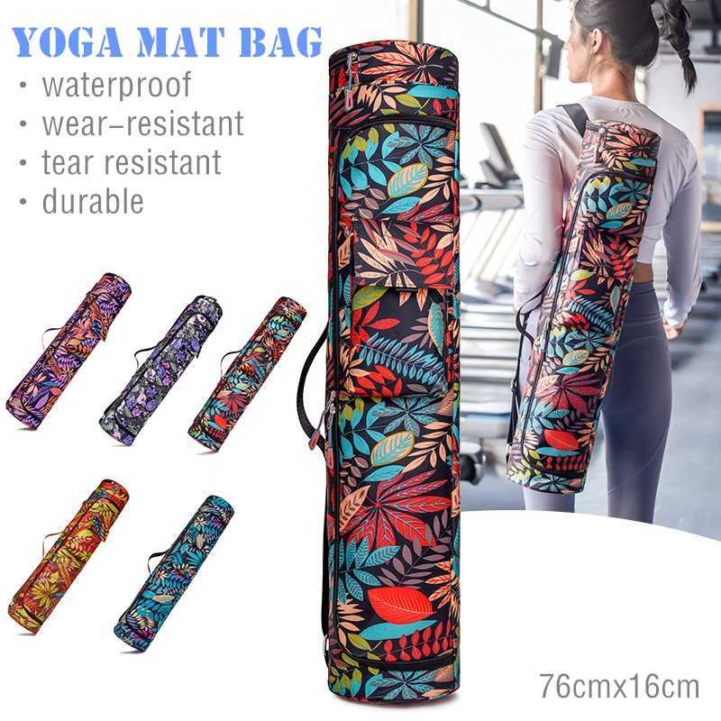 Fashionable portable yoga mat bag unisex Pilates mat shoulder cross body bag sports bag W240906