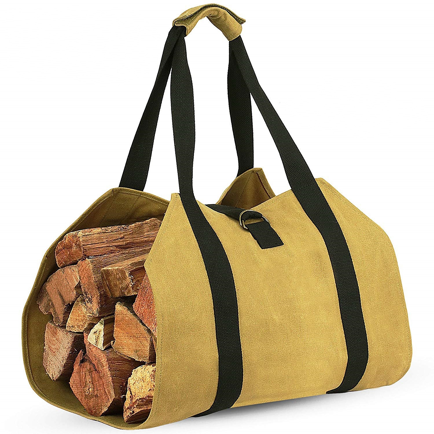 Outdoor firewood tote bag is stylish, simple, practical, portable, durable logging bag and multifunctional firewood storage bag High Capacity Composit