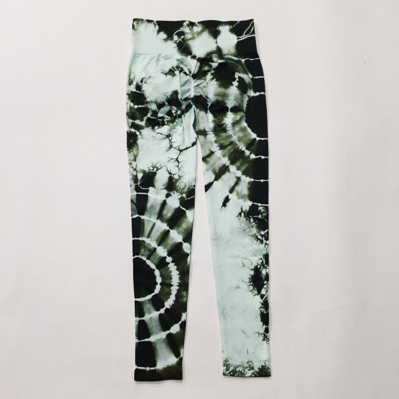 Seamless peach buttocks, high waist, buttocks lifting, tie dyed yoga tight pants, quick drying sports, running, fitness clothes for women