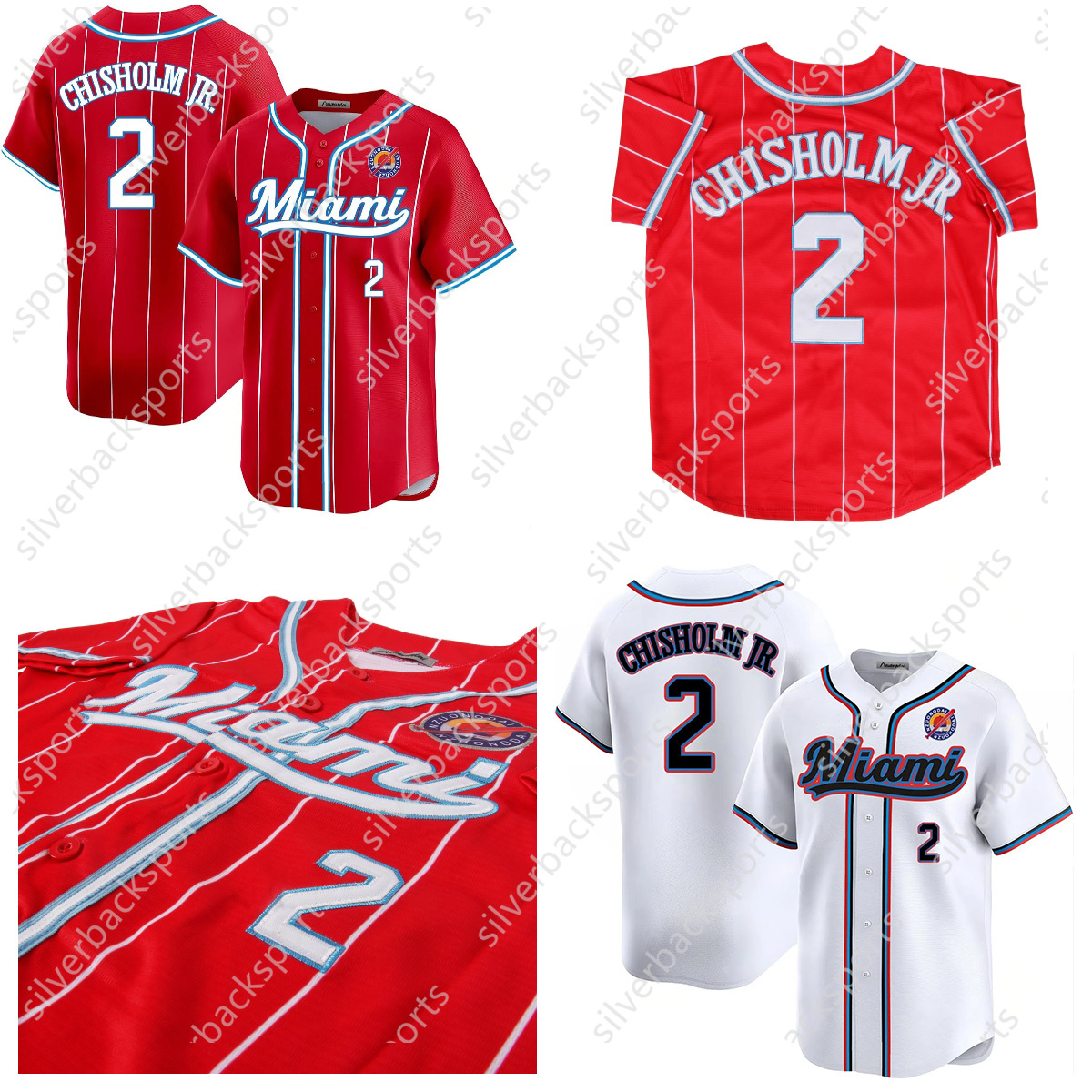 Mens/Youth Personalized ed 2 Jazzs 64 Jerar 7 Jesus 27 Avisail 15 Brian 44 Luzardo 22 Alcantara Baseball Jerseys This baseball uniform is a quick-dryi