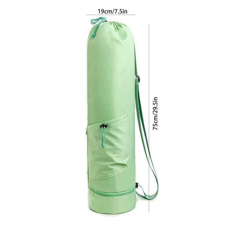 Yoga mat bag with water water bottle bag exercise bag luggage bag fitness bag W240906