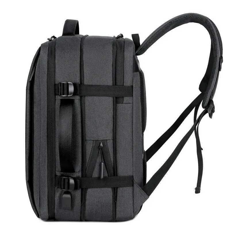Luxury Backpack Men Women Business Schoolbag Expandable Usb Bag Large Laptop Backpacks Waterproof Fashion Travel Bag 240906