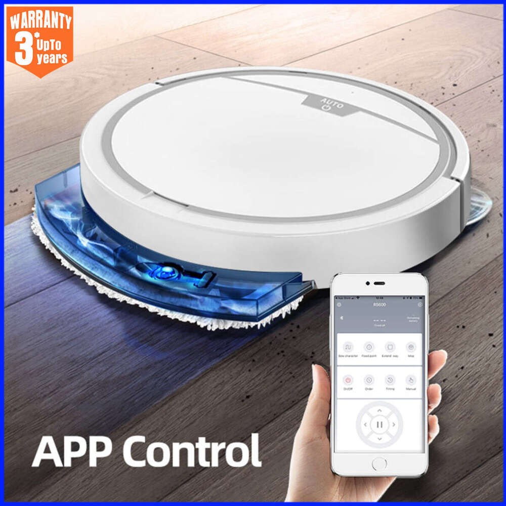 New Wireless Smart Robot Vacuum Cleaner Multifunctional Super Quiet Vacuuming Mopping Humidifying For Use Home Appliance