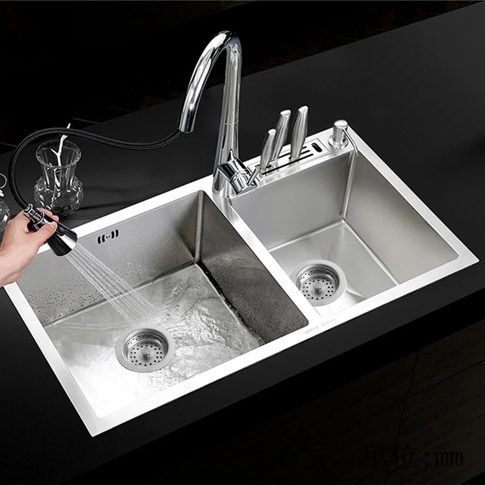 Talea kitchen sink drain plug stainless steel sink drain filter 8.05CM basket filter QS652 240905