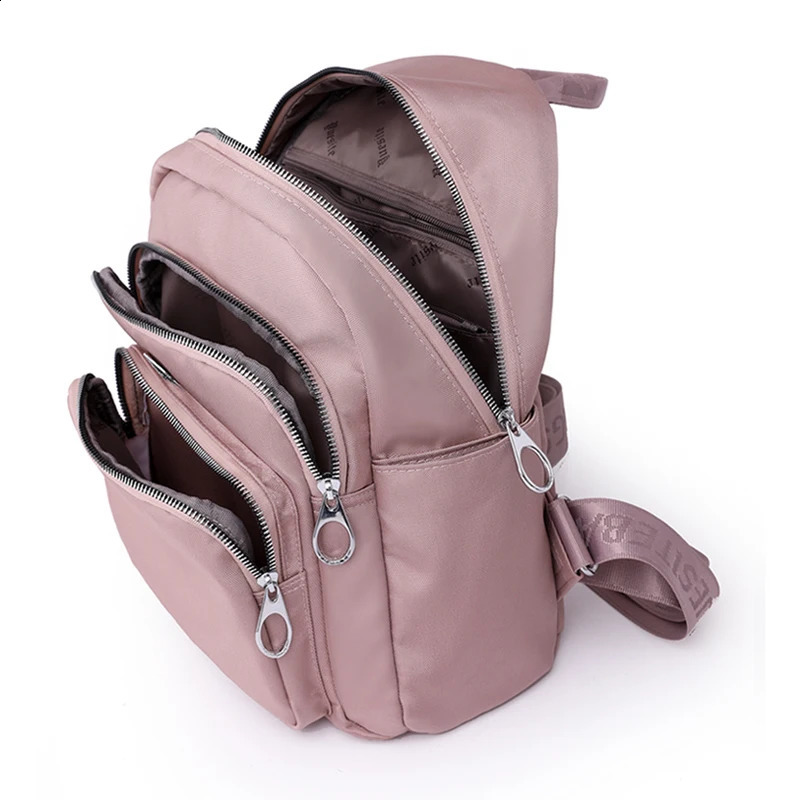 Fashionable womens backpack girl nylon travel Knapsack daily bag Rucksack youth school Mochila Feminina 240906