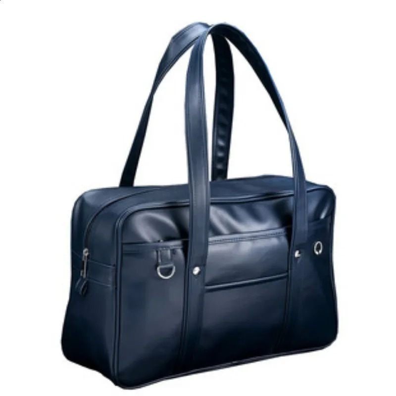 Japanese teenage high school student shoulder bag handbag JK uniform waterproof briefcase PU commuting 240906