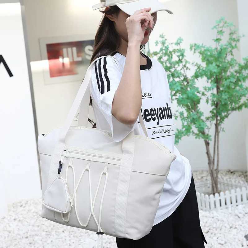 Gym fitness bag dry wet separation large outdoor travel backpack shoulder bag waterproof training swimming yoga bag W240906