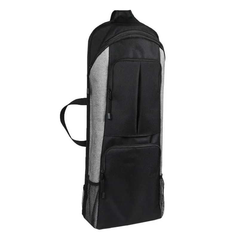 68cm canvas waterproof yoga mat bag long yoga mat storage bag handbag dance mat backpack sports backpack W240906