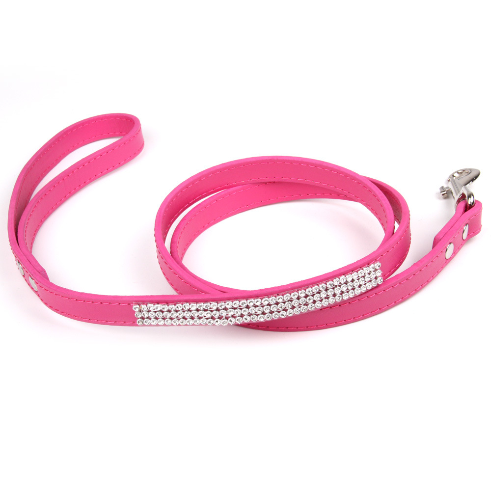 Halloween fashion rhinestone ornaments leash dog chain anti-lost pet dog dog cat leash wholesale