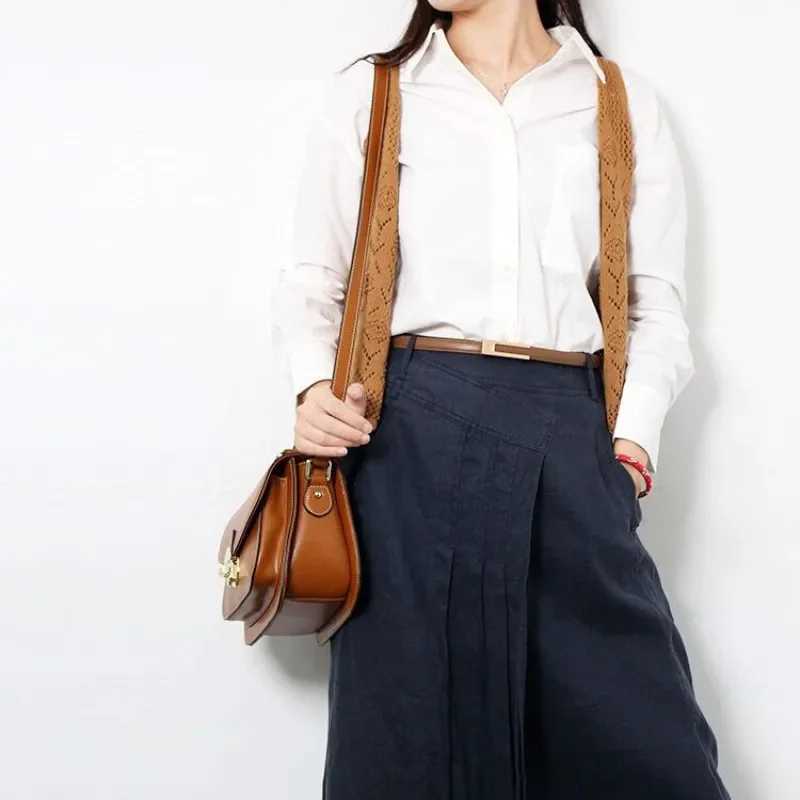 Korean Fashion PU Leather Thin Belt Womens Metal Accessories Basic Casual Pornography Adjustable Fashion Belt W240905