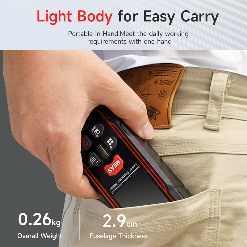 Noyafa NF-270 Laser Rangefinder - Accurate Measurement up to 70 Meters with Horizontal Bubbles & Angle Functionality