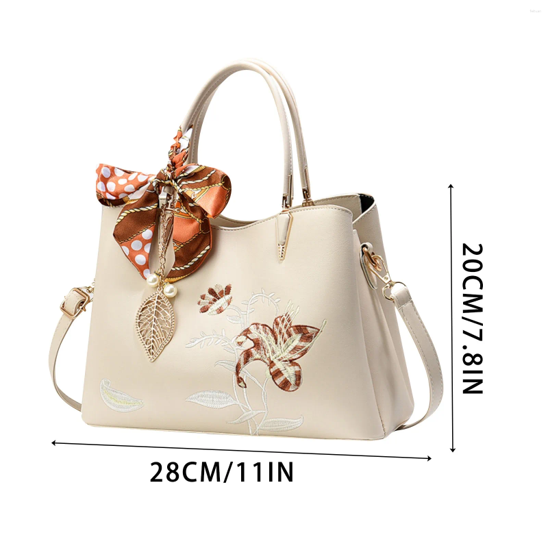 Drawstring 2024 Female Fashion Bridal Bag Summer Crossbody Tote Red Wedding Atmospheric Handbag Women's One Shoulder Scarf Style 5889