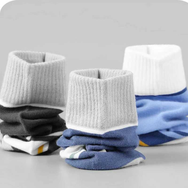 5Pairs High Quality Lot Man Socks Casual Breathable Socks Men Cotton Socks Run Sports Socks Men Gift Sokken Large Size38-43 Y240906