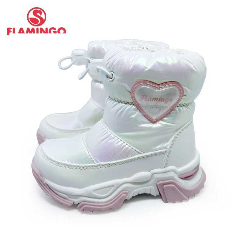 FLAMINGO Winter Wool Keep Warm Shoes Anti-slip Children High Quality Snow Boots for Girl Size 23-28 Free Shipping M240906