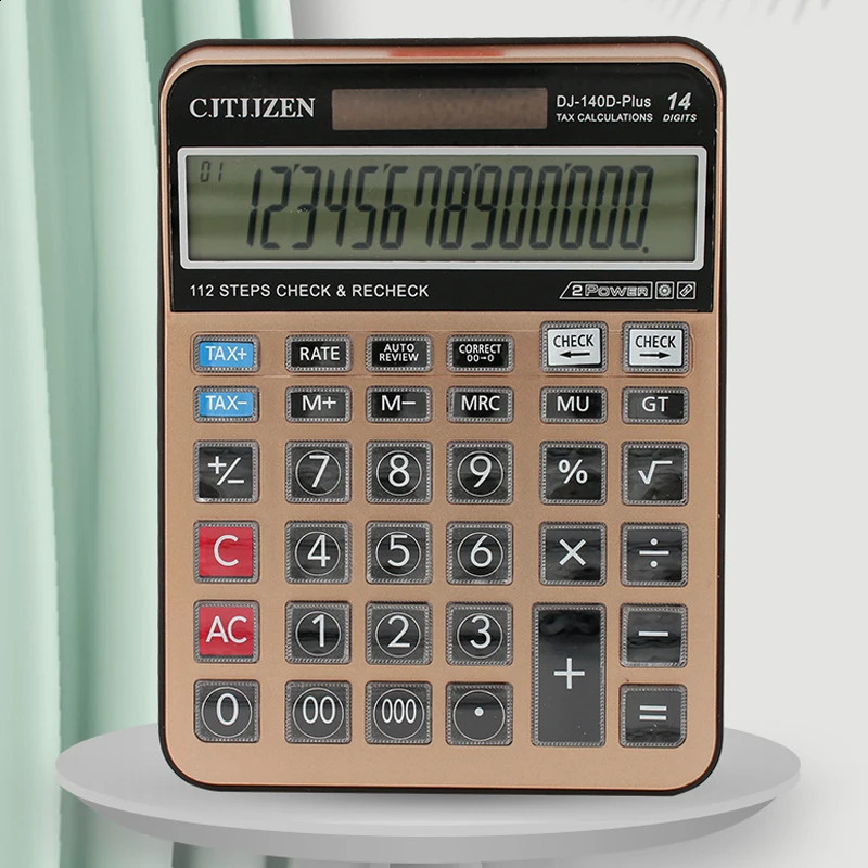 Digital Science Calculator Solar AA Battery Dual Energy Universal Programmer Office Stationery Supplies 240906