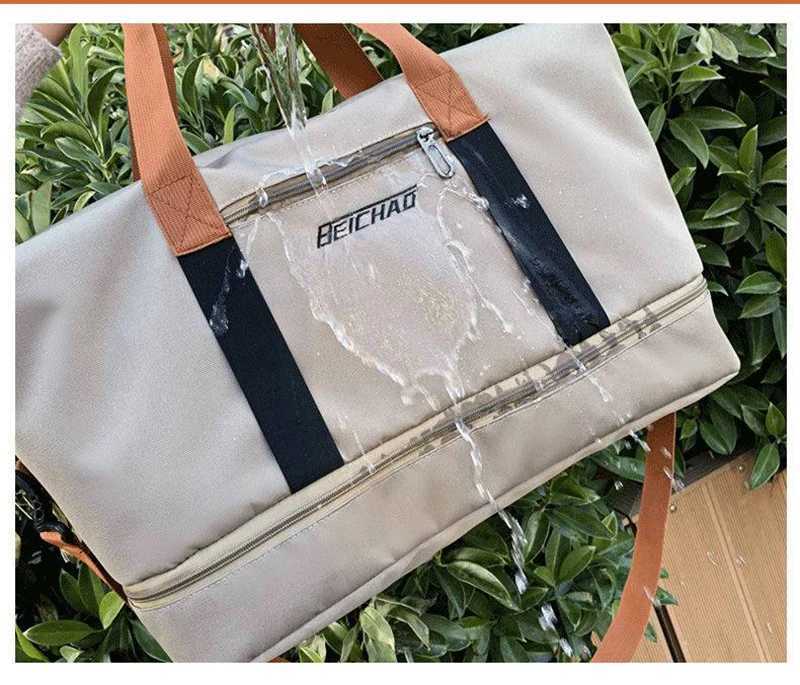 Sports bag fitness bag womens training yoga fitness handbag durable waterproof handbag outdoor travel sports shoulder bag Sac De W240906