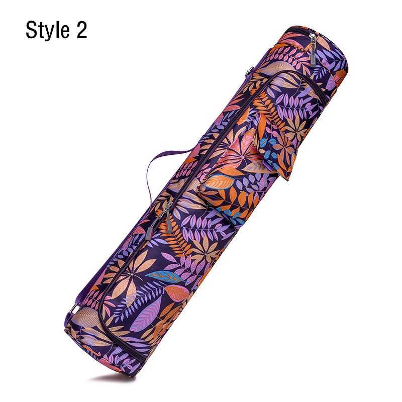 Fashionable portable yoga mat bag unisex Pilates mat shoulder cross body bag sports bag W240906