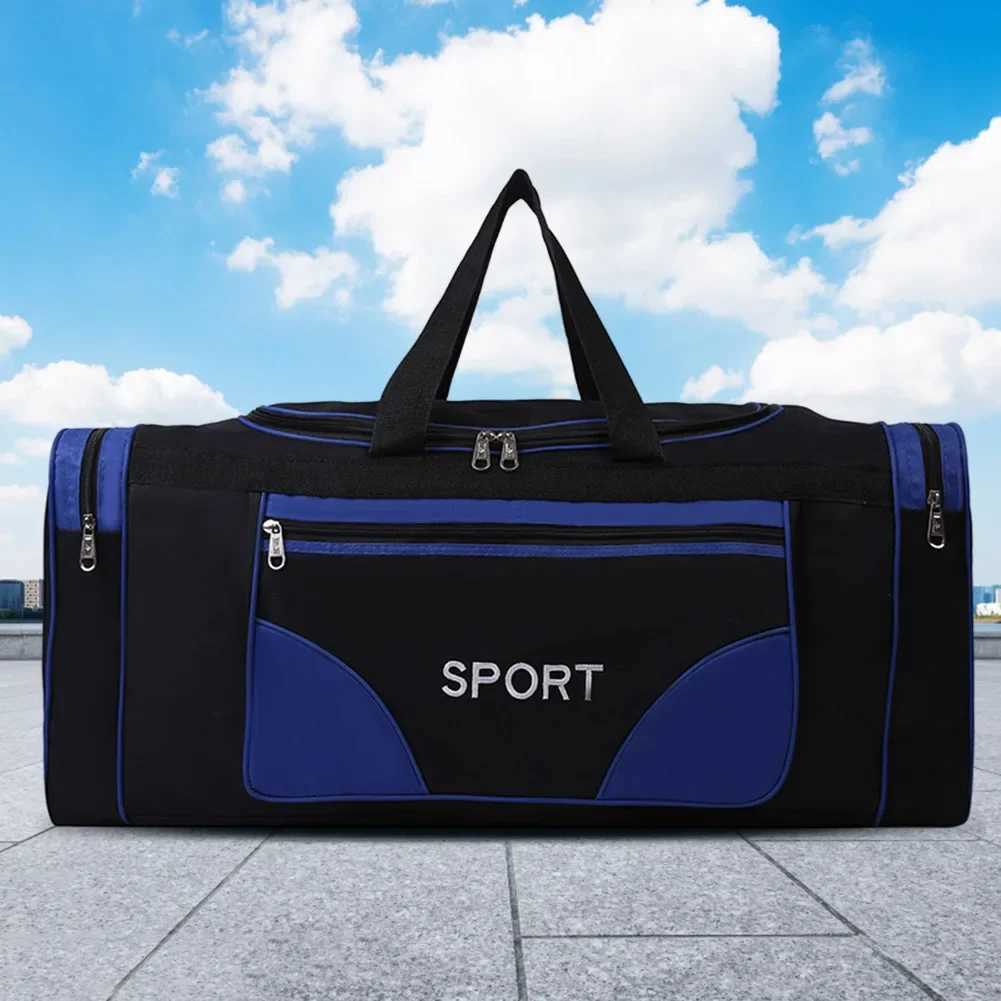 Oxford Fitness Bag Large Capacity Yoga Sports Backpack Waterproof Multi functional Adjustable Shoulder Strap Outdoor Football W240906