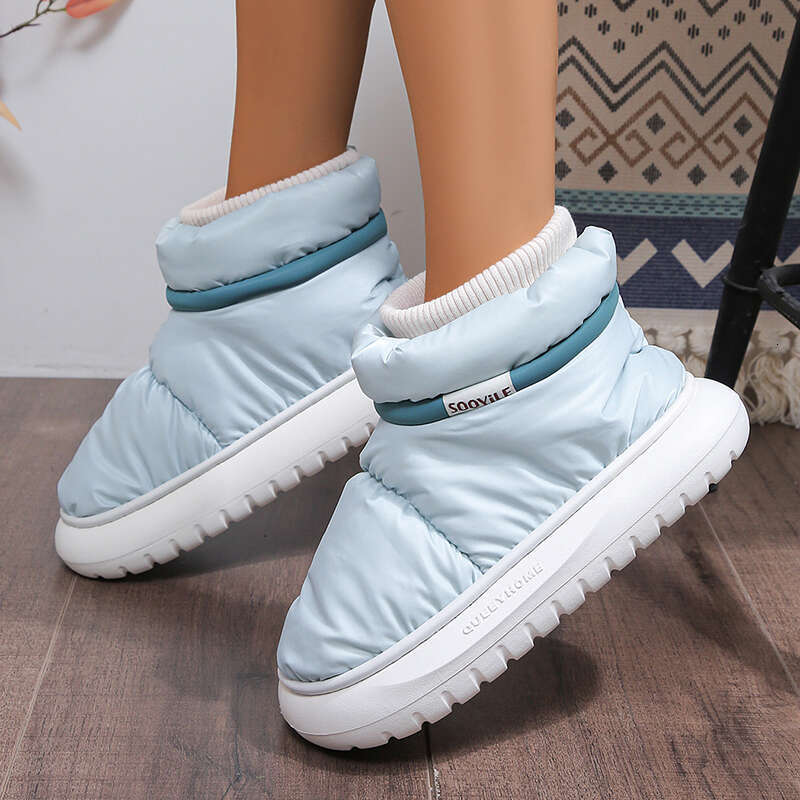 Women's Winter Warm Cotton Padded Shoes Thick Sole Down Waterproof Snow Boots For Women 2023 Non Slip Platform Ankle Botas Mujer 241112