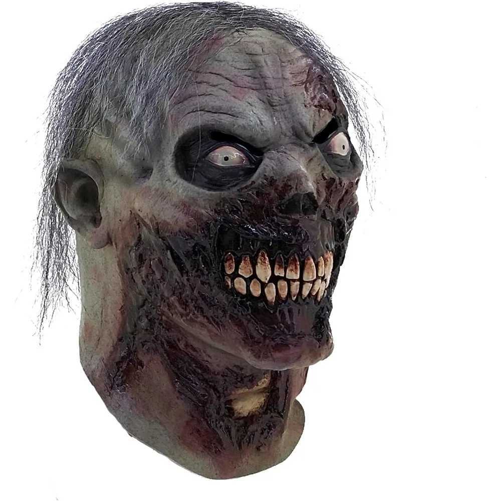 Halloween NecessitiesFurious Zombie Latex Mask Angry Zombie Latex Mask Zombie Latex MaskHalloween NecessitiesXJ240905