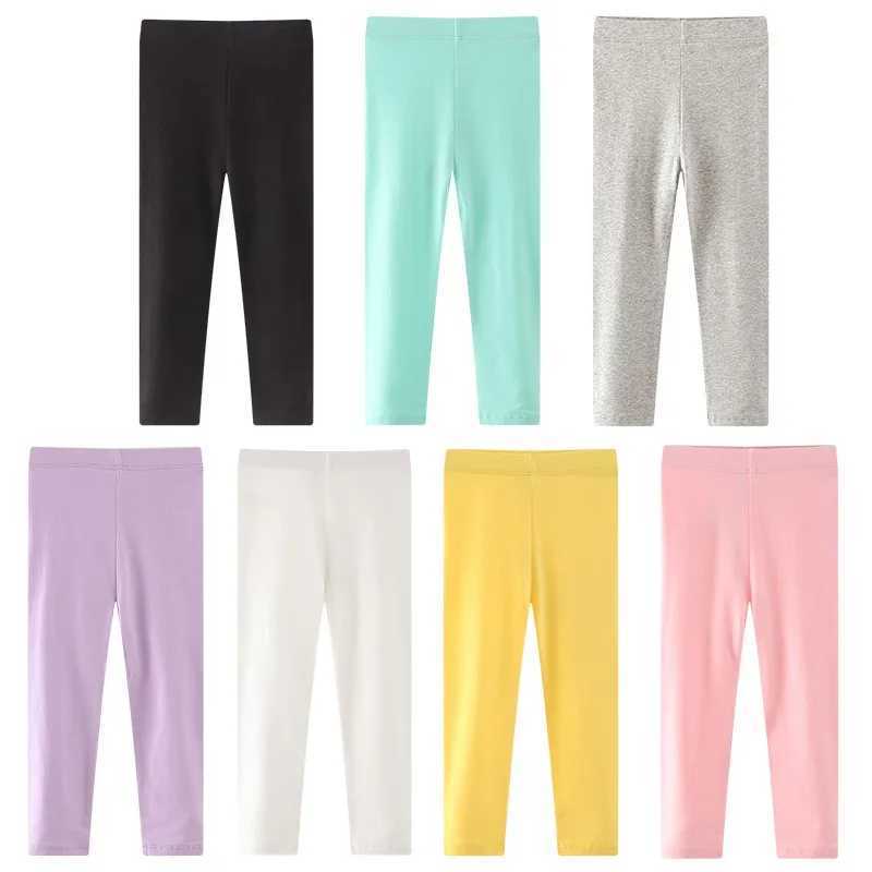 Children Girl Leggings Soft Elastic Modal Cotton Kids Leggings Candy Color Girls Skinny Pants Solid Color Kids Trousers Clothes Y240906