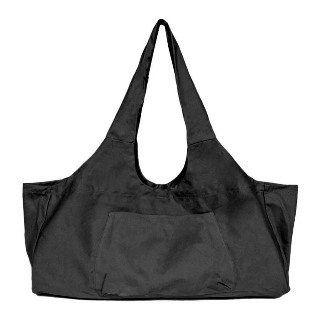 Canvas yoga mat storage bag sports handbag beach key shoe bag W240906