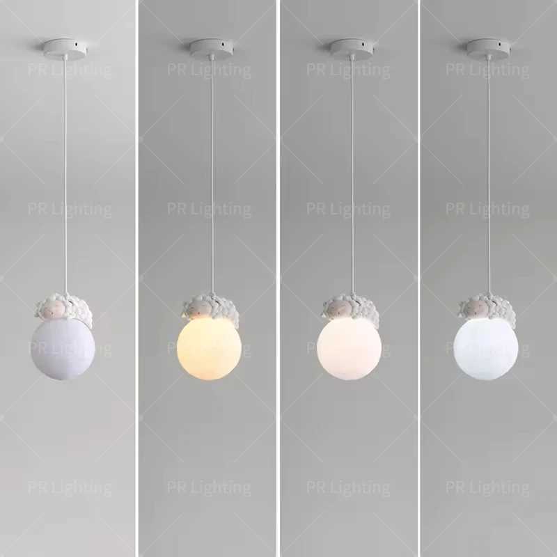 Creative childrens cartoon animal pendant light LED modern pendant light for baby rooms childrens bedrooms home decoration lighting W240816