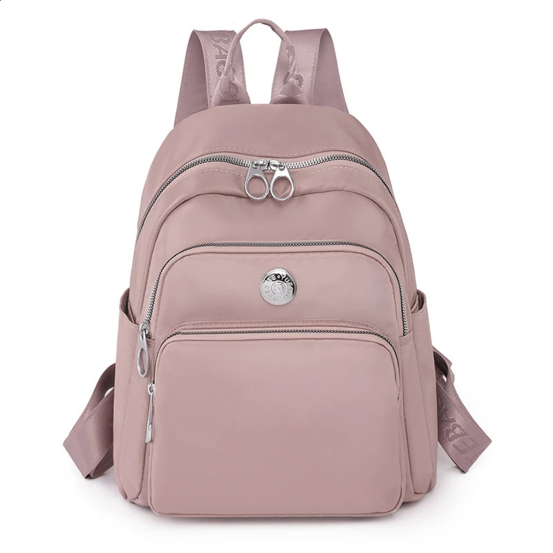 Fashionable womens backpack girl nylon travel Knapsack daily bag Rucksack youth school Mochila Feminina 240906
