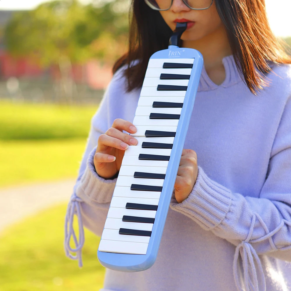 IRIN 32 Keys Melodica Piano Keyboard Style Musical Instrument Harmonica Mouth Organ With Carrying Bag Mouthpiece Educational Gif 240903 - view 6
