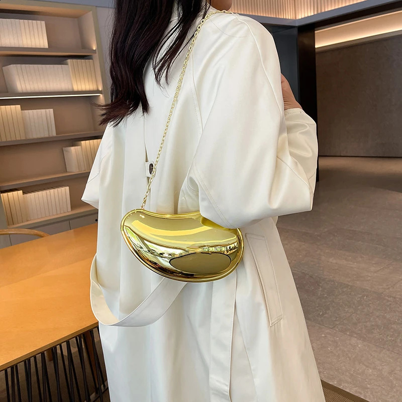 Fashion Trend Womens Shoulder Bag er Acrylic sheet Bags High quality Chain Crossbody Bags Ladies Lipstick pouch 240902