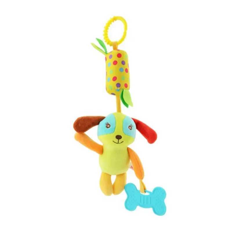 New Baby Rattlesnake Mobile Cartoon Animal Baby Toy Cart Bed Hanging Baby Bed Hanging Bell Toy 0-12 Months W240815