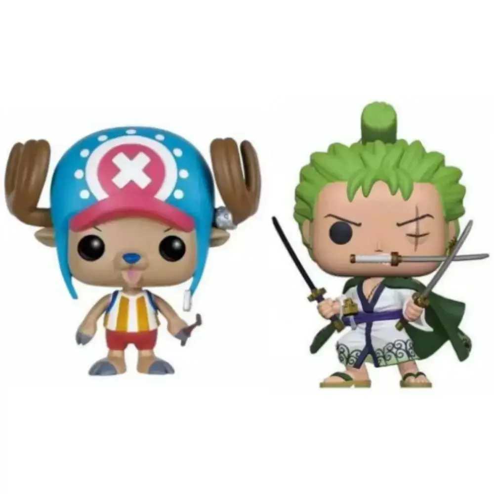 4-piece/set POP integrated pattern Luffy helicopter AISI Luo Luffytaro action pattern series Christmas gift toys W240905