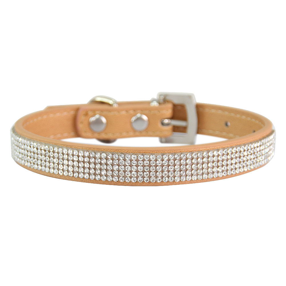 Halloween Pet supplies Pet Cat Collar Shiny Leather Diamond Multi-Size Collar Factory Direct Wholesale