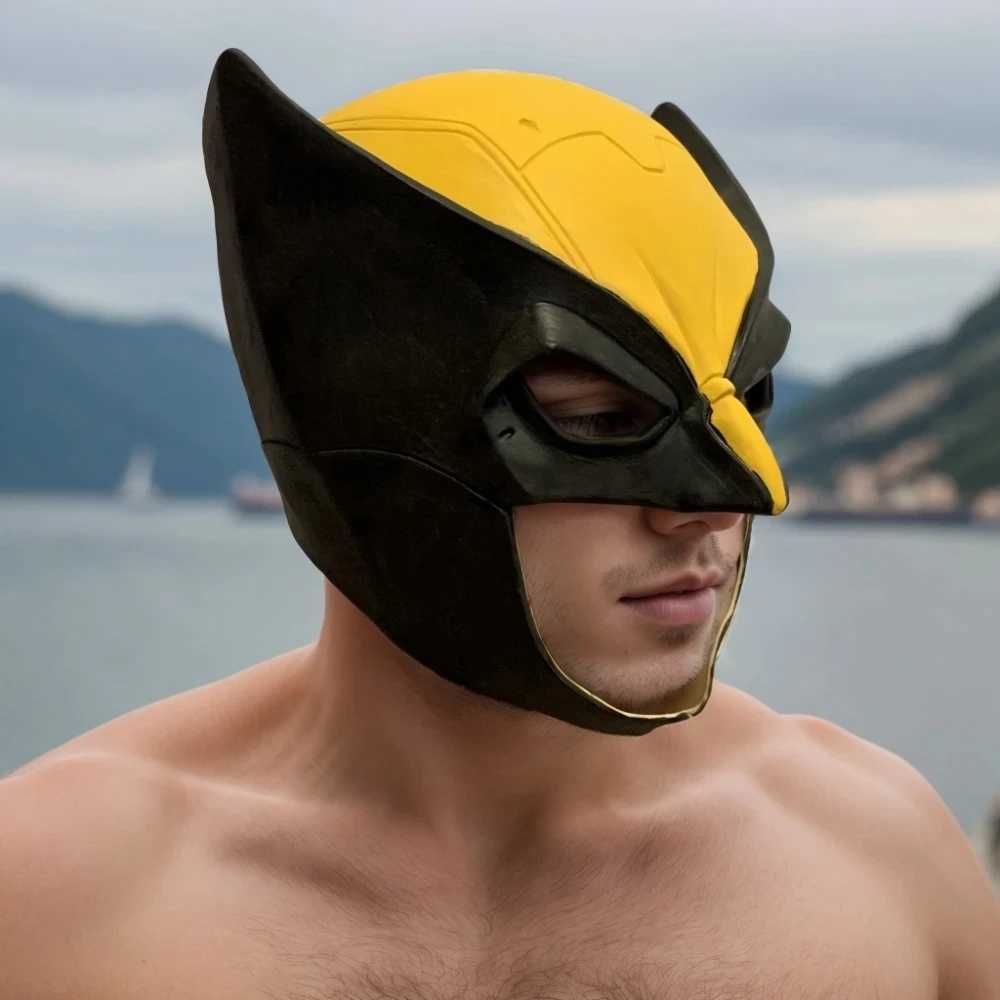 t James Howlett Face Mask Movie Cosplay Halloween Costume Props for Adults High Quality 2023 Wolverine Mask helmeXJ240905