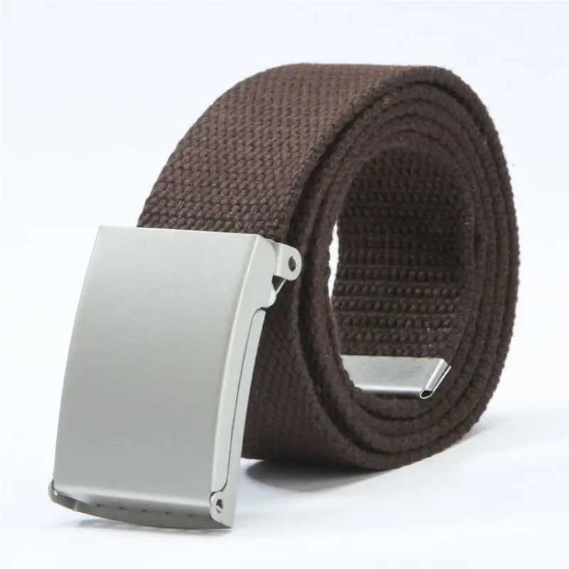 Mens belt fashion new unisex Trouser belt womens belt canvas belt breathable outdoor tactical jeans adjustable waistband W240905
