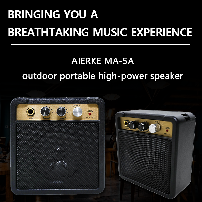 Portable Speakers MA-5A 5W High-power Bluetooth Speakers Portable Outdoor Stereo Surround Sound Music Center with Boombox