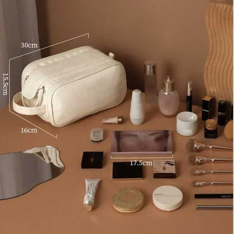 Travel bag mens makeup bag waterproof makeup bag organizer large capacity makeup bag W240905