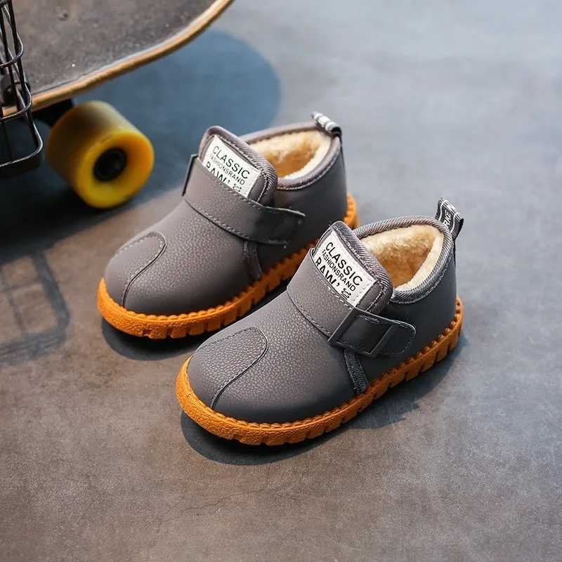 Winter Childrens Indoor Non-slip Home Cartoon Shoes Snow Boots Boy and Girls Warm Pack with Cotton Shoes Breathable Baby Boots M240906
