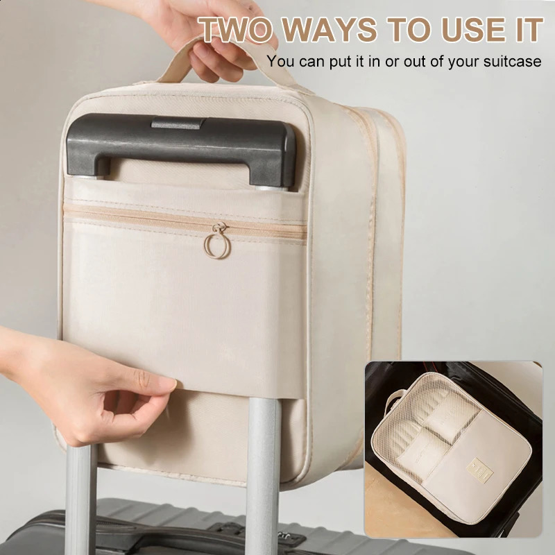 Portable travel shoe bag multifunctional underwear storage 240906