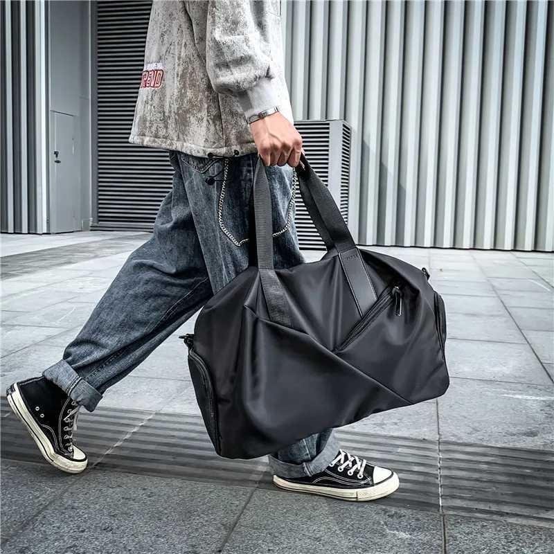 Sports and fitness bag dry wet separation yoga bag waterproof travel shoes handbag womens shoes shoulder bag sports bag W240906