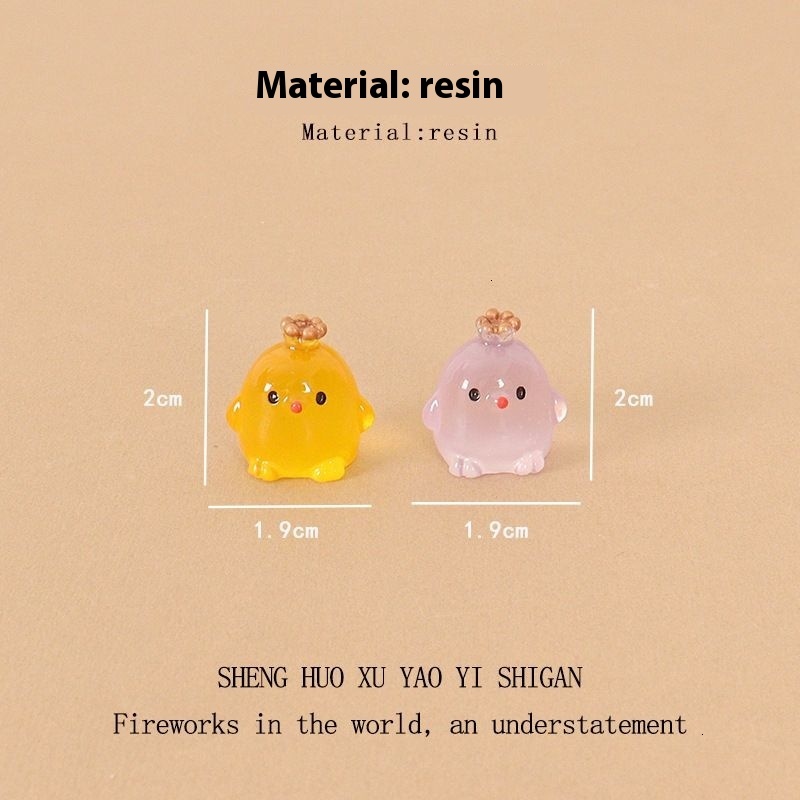 Elegant Lighted Chick Figure Adorned with Regal Crown - Unique Resin Craftsmanship Enriches Any Space's Aesthetic Appeal