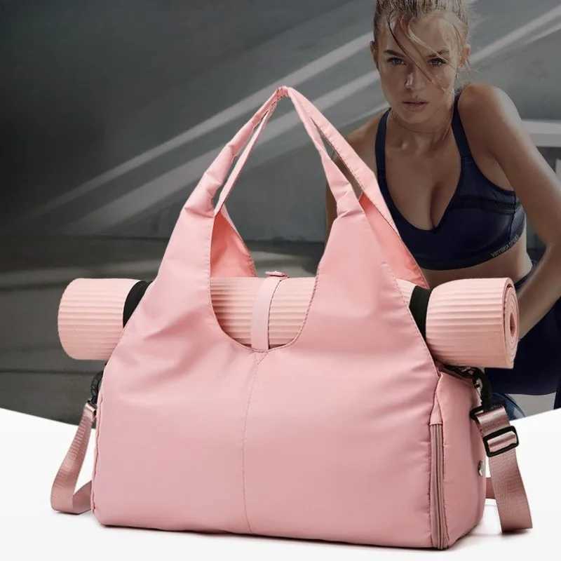 Yoga Mat Bag Fitness Handbag Womens Training Sac De Sports Travel Gym Nylon Outdoor Sports Tas Sports W240906