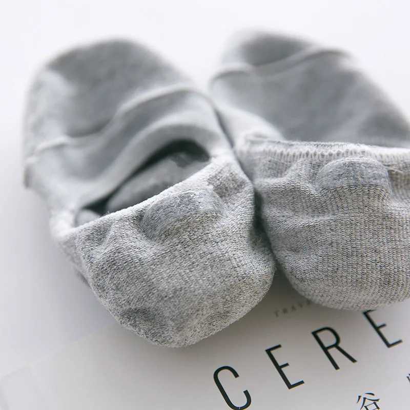 5Pair / Lot Fashion Happy Men Boat Socks Summer Autumn Non-slip Silicone Invisible Cotton Socks Male Ankle Sock Slippers Meia Y240906