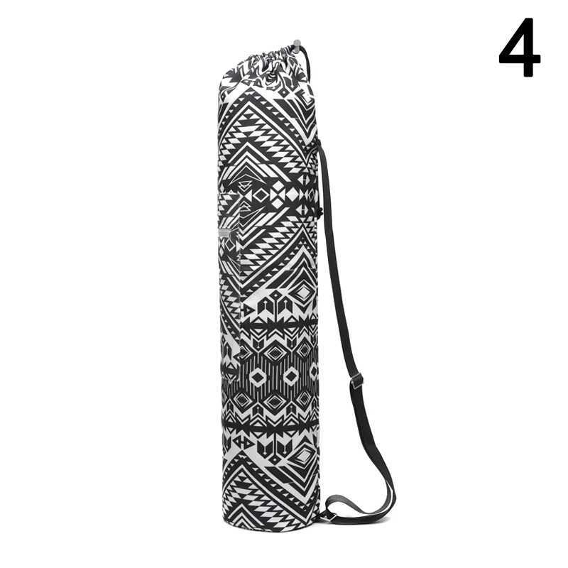Yoga Mat Handbag Adjustable Shoulder Strap Printing Portable Fitness Exercise Yoga Mat Handbag Fitness Exercise W240906