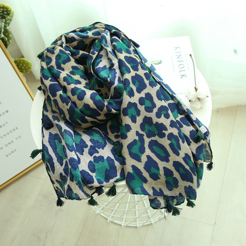 Thin women's Bali gauze scarf shawl dual-use beach UV resistant sexy leopard print scarf