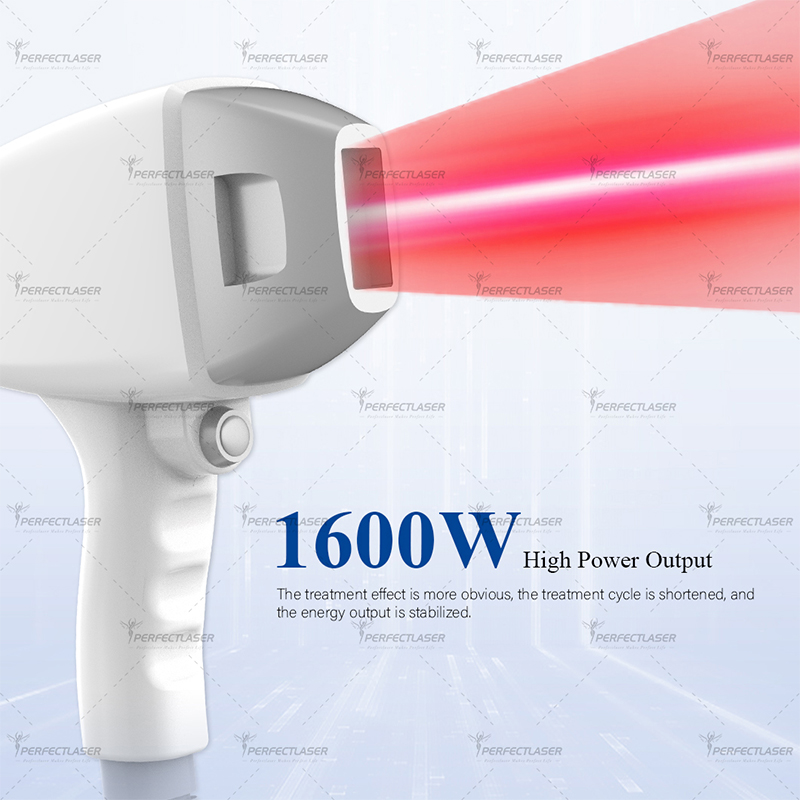 High Power OEM Hair Removal device Professional Grade Laser Hair Removal Machine Big Spot Size 100 Million 1600W User Friendly Android Interface Beaut