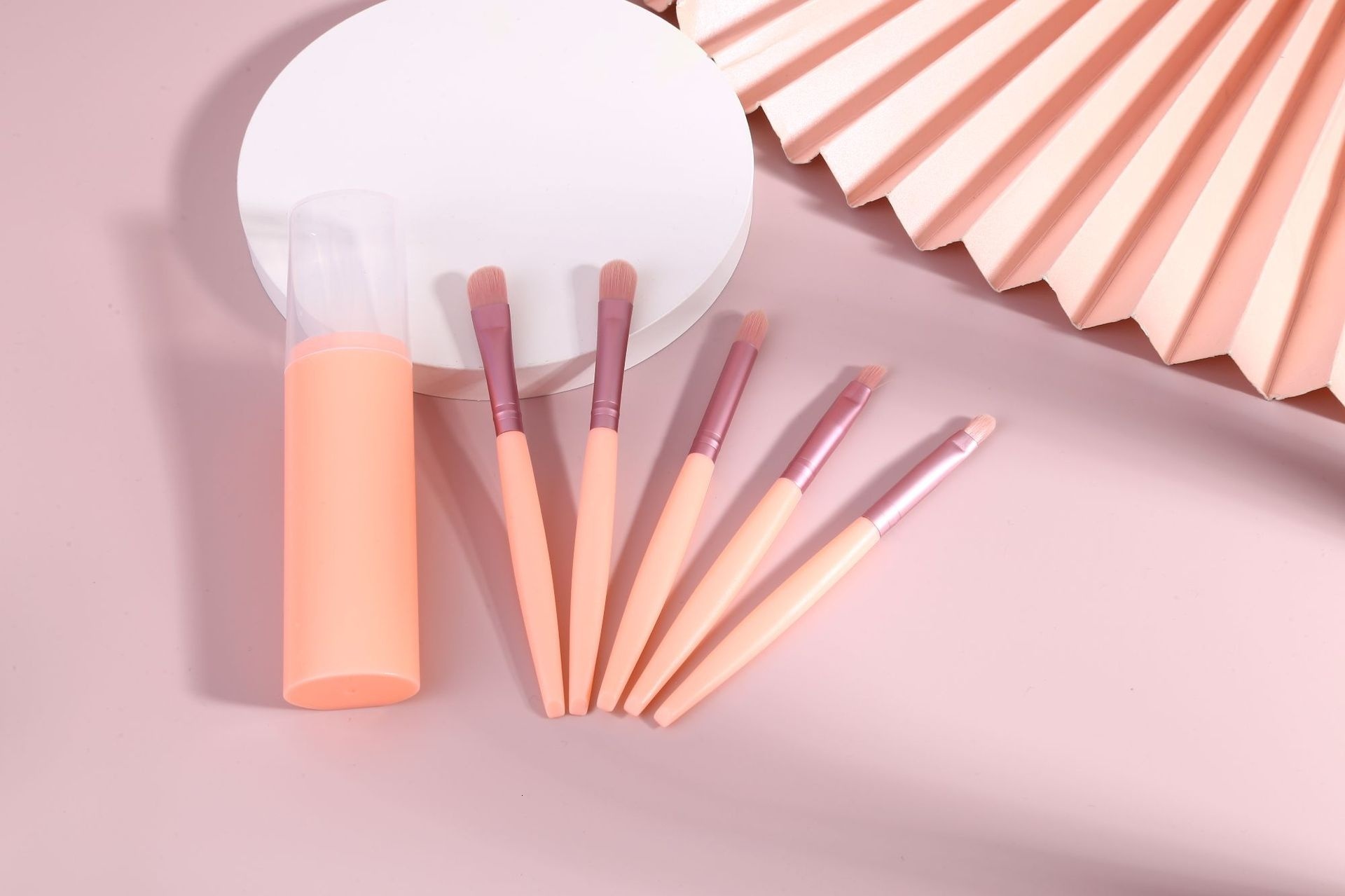 5 brushes Simple portable set Smoky eye shadow makeup brush beauty tools