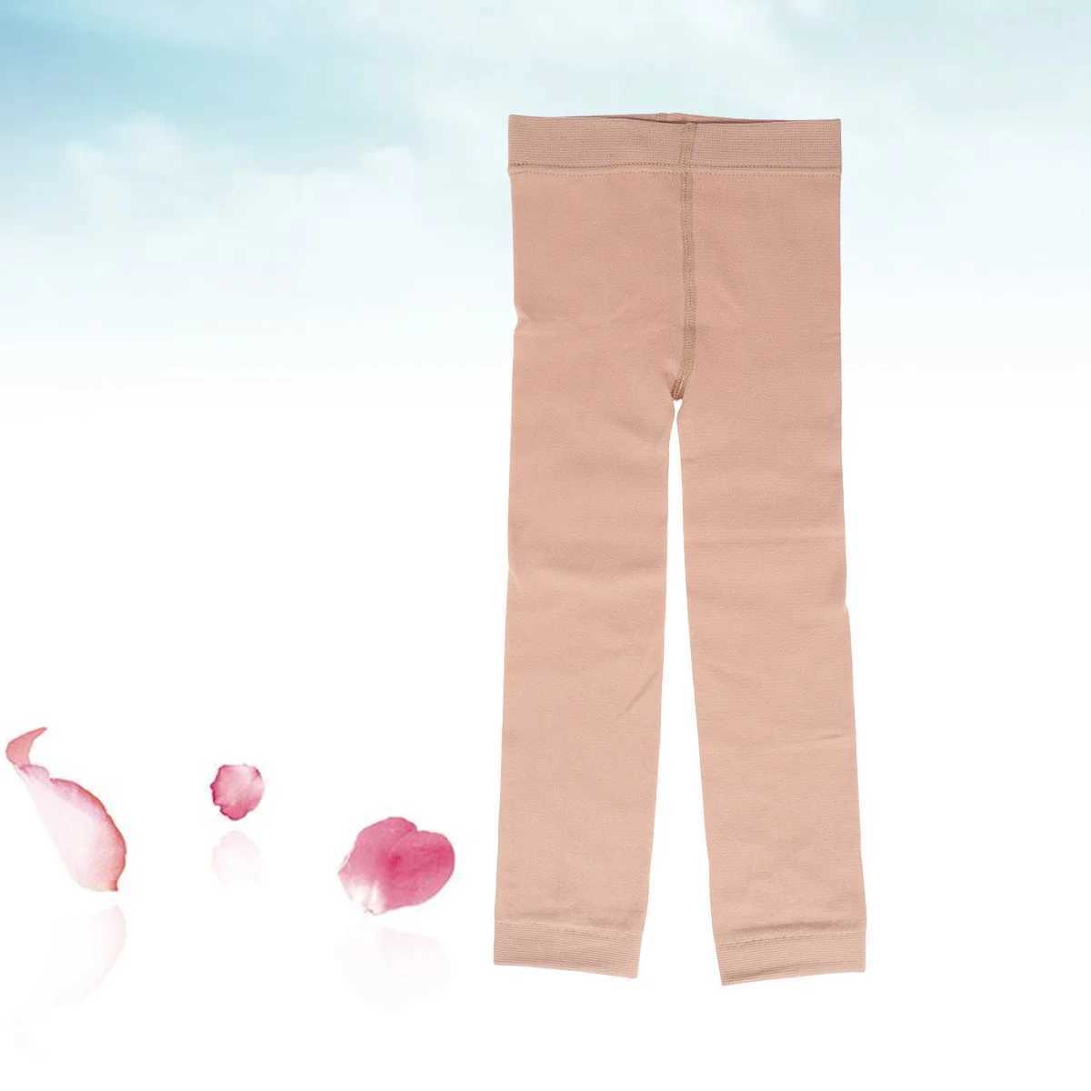 Girls Winter Warm Lined Tights Trousers Kids Elastic Thick Leggings Ninth Pants for 8-12 Years Old (Black) Y240906