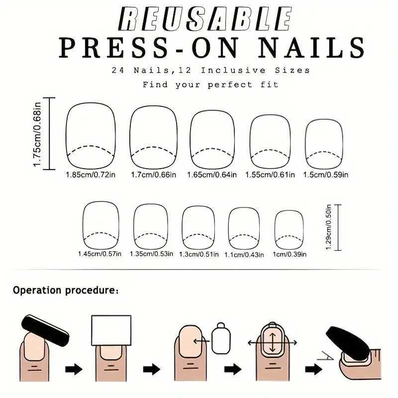 24 pieces/set of short section smooth oval cross nails autumn and winter orange maple leaf flash detachable worn fake nails W240905