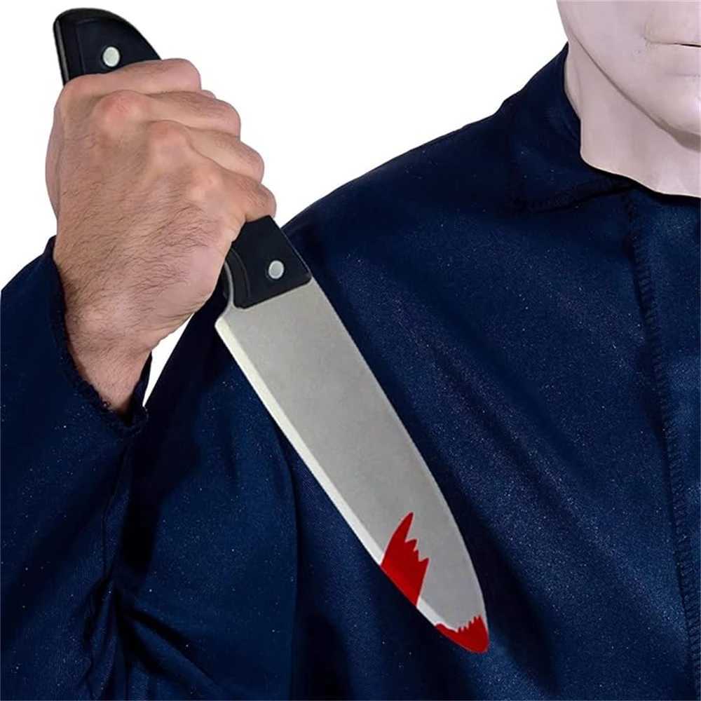 Halloween Mask Michael Myers White Latex Mask Movie Cosplay Rave Party Horror Killer Michael Myers Mask Prank Props Kids GiftsXJ240905